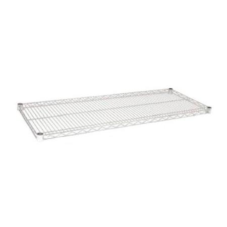 OLYMPIC 24 in x 48 in Chromate Finished Wire Shelf J2448C